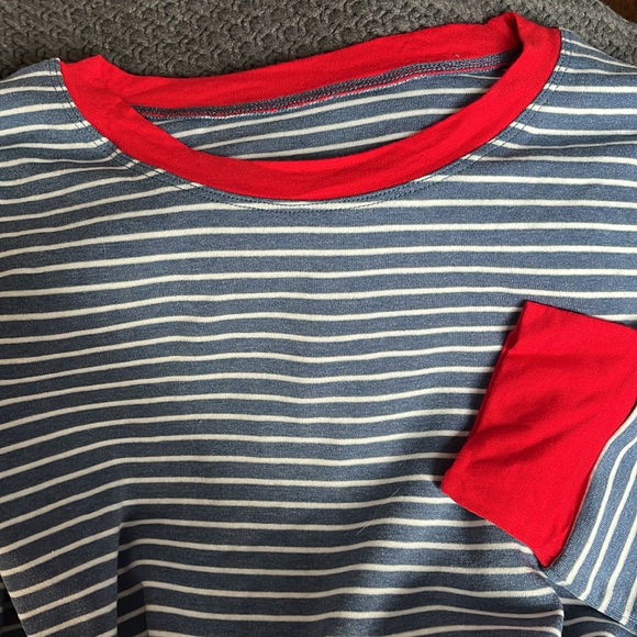 Striped Womens PJ Set - Picture 2 of 3